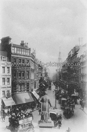 Cheapside, looking East, London. c.1910.